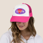 Custom I Love Taylor Trucker Hat at Zazzle