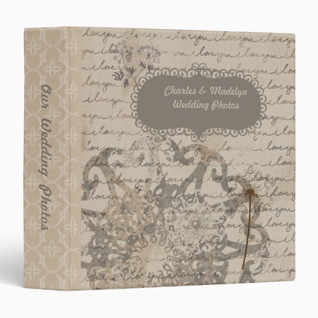 Custom I Love You Photo Binder (Front/Spine)