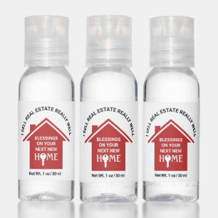 Custom I SELL REALLY WELL Realtor Hand Sanitizer