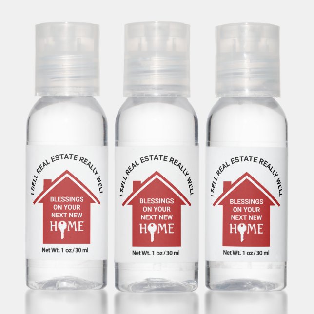 Custom I SELL REALLY WELL Realtor Hand Sanitizer (Set)