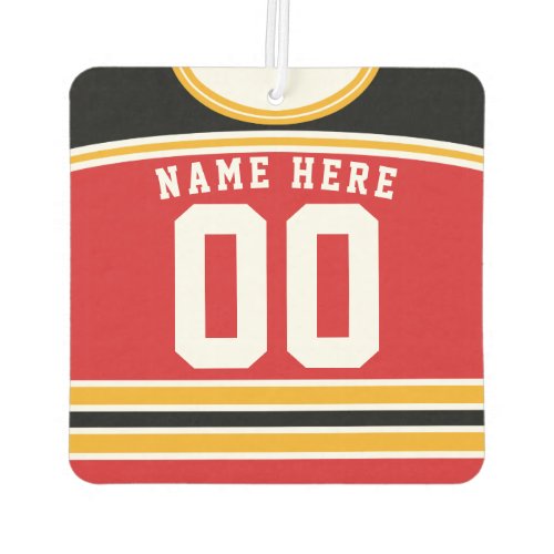 Custom Ice Hockey Jersey  With Name  Number  Air Freshener