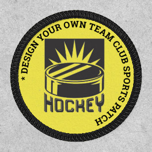 Custom Ice Hockey Sports Game Team Club Patch
