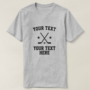 Custom ice hockey team t shirt for player and fans