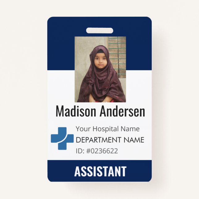 Custom ID Badge | Personalized Work ID Card (Front)