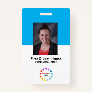 Custom ID Employee Photo Company Personalized Badge