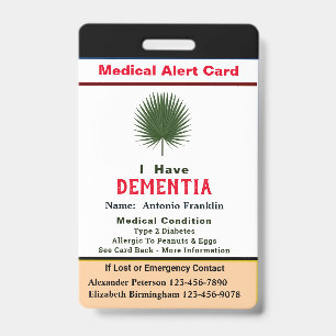 Custom ID Identification Child Adult Name Badge