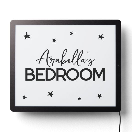 Custom Illuminated wall LED Sign (Lights Off)