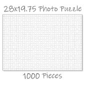 Custom Image 1000-Piece 28" x 18.75" Jigsaw Puzzle (Puzzle Size)