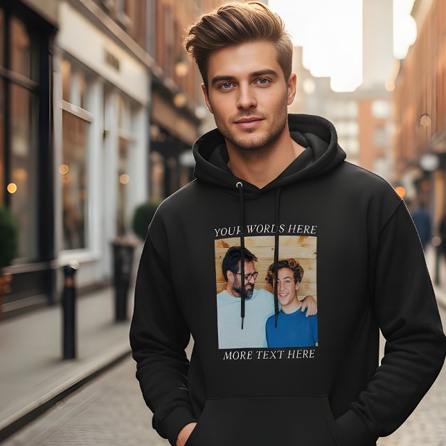 Custom Image and Text Hoodie, Create Your Own  Hoodie (Creator Uploaded)