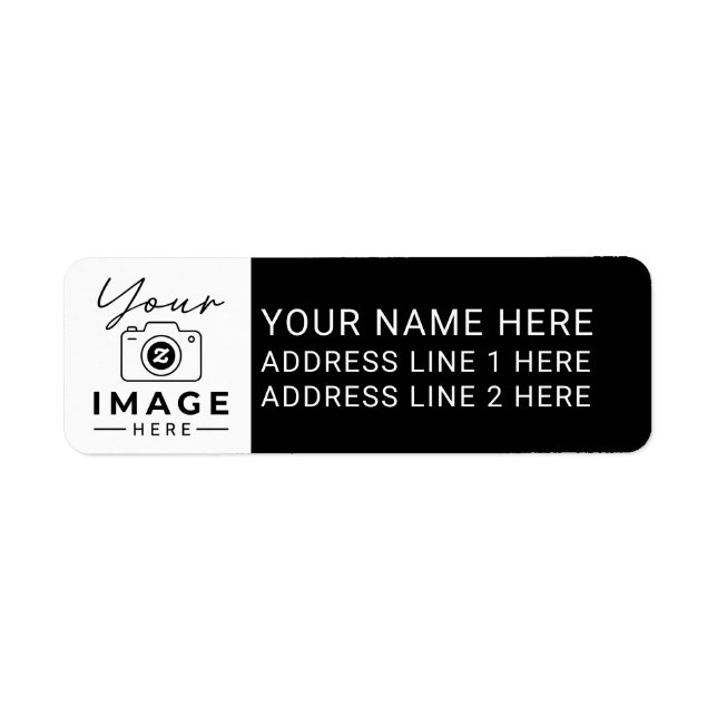 Custom Image and Text Label (Front)