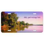 Custom Image And Text Licence Plate at Zazzle