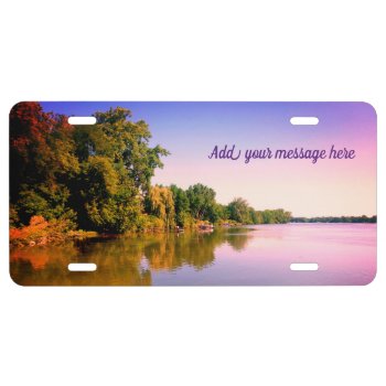 Custom Image And Text Licence Plate by TheSillyHippy at Zazzle