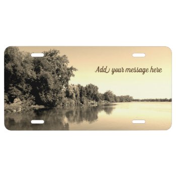 Custom Image And Text Licence Plate by TheSillyHippy at Zazzle