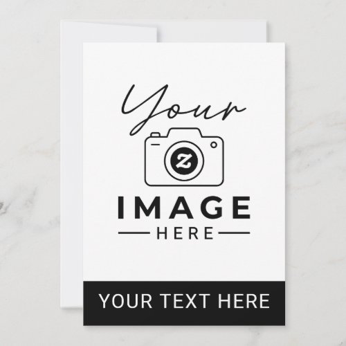 Custom Image and Text Save The Date