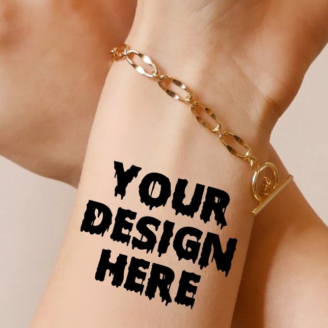 Custom Image Birthday Wedding Gift Personalized Temporary Tattoos (Creator Uploaded)