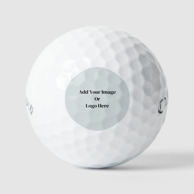 Custom Image Callaway Supersoft 3 Pack Golf Balls (Front)