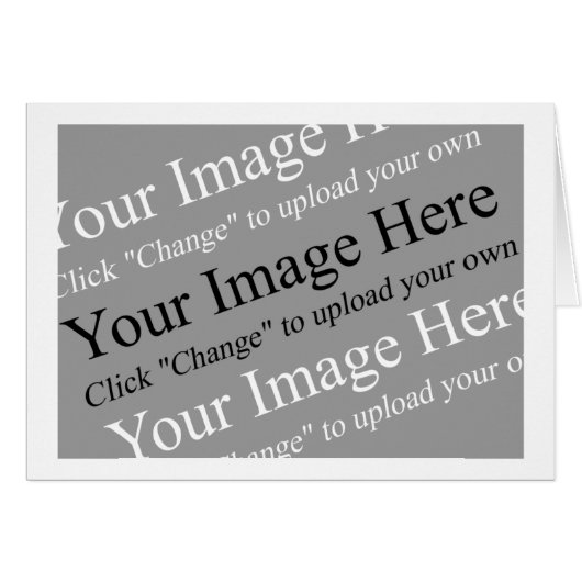 Custom Image Card Template (Front Horizontal)