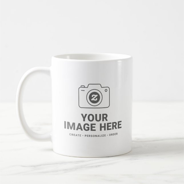 Custom Image Coffee Mug (Left)