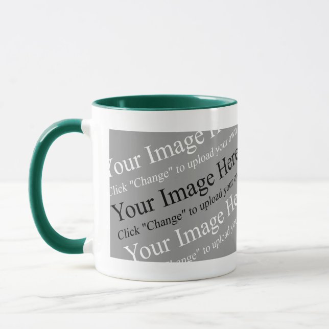 Custom Image Drinkware Template Mug (Left)