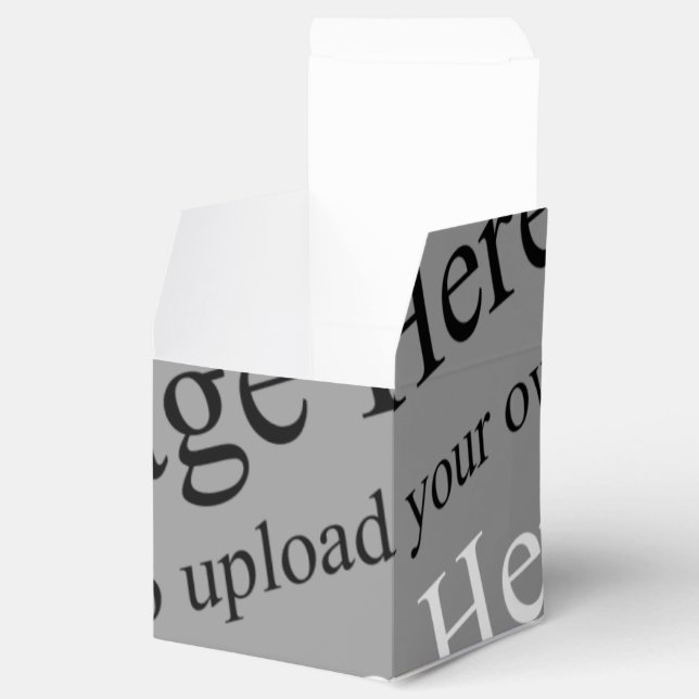 Custom Image Party Favor Box (Opened)