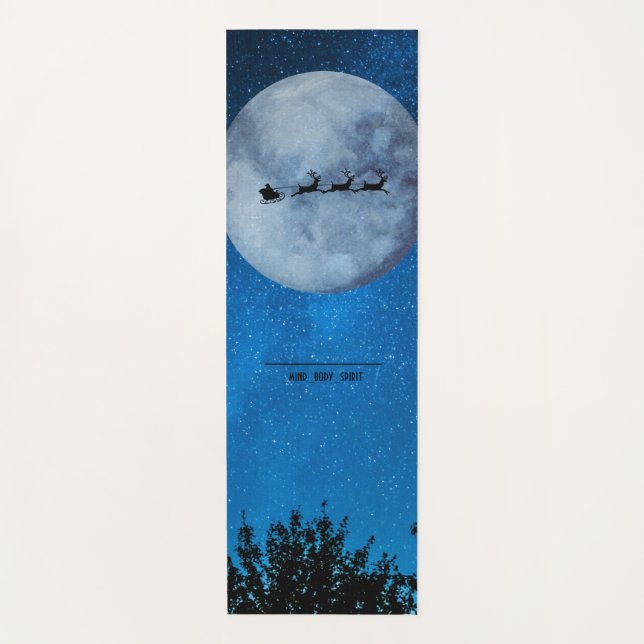 Custom Image Personalized Name Yoga Mat (Front)