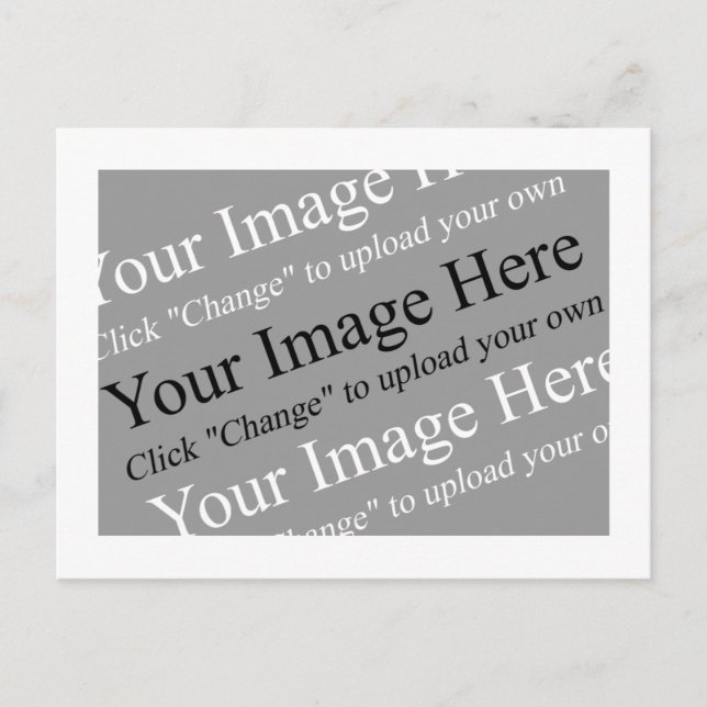 Custom Image Postcard Template (Front)