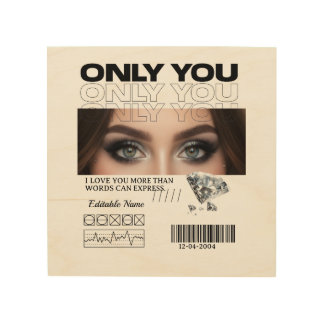 Custom Image & Text | Personalized Wood Wall Art