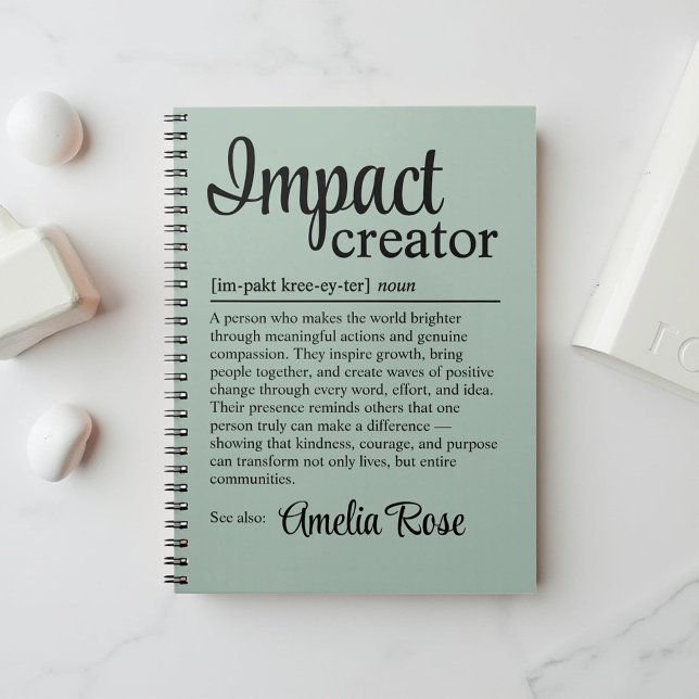 Custom Impact Creator Definition Appreciation Notebook (Creator Uploaded)