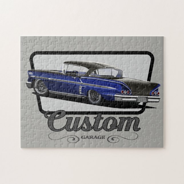 Custom Impala Garage Jigsaw Puzzle (Horizontal)