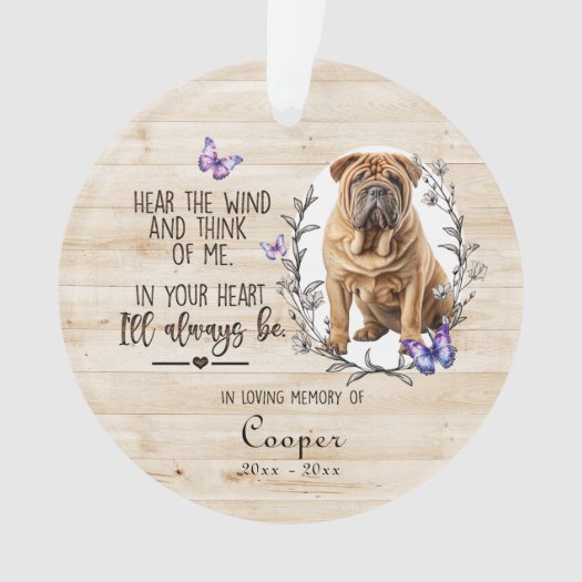 Custom In Loving Memories Pet Dog Floral Memorial 
