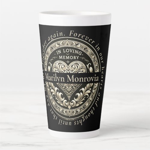 Custom In Loving Memory  Latte Mug