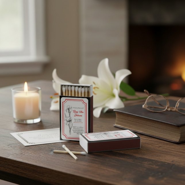 Custom In Loving Memory Memorial Matches with Iris (Creator Uploaded)