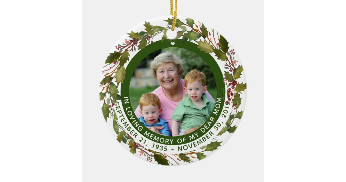 Angel Mom Christmas Memorial Ornaments - Sympathy Gifts For Men