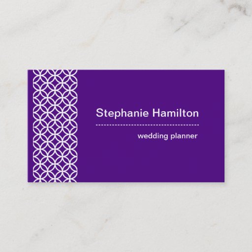 Customizable Custom indigo and white business card