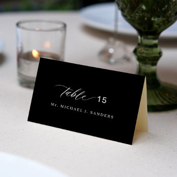 Custom Individual Guest Name Wedding Place Card by invitations_kits at Zazzle