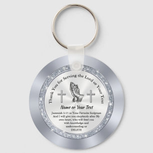 Custom Inexpensive Gifts for Church Volunteers Keychain