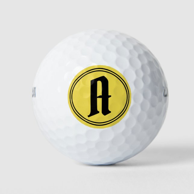 CUSTOM INITIAL Golf Balls (Front)