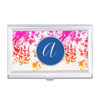 CUSTOM INITIAL LACE Business Card Holder