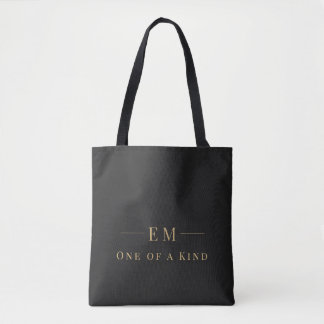 Custom Initial Monogram | Funny Personalized Gift Tote Bag