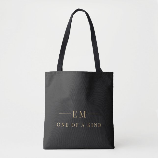 Custom Initial Monogram | Funny Personalized Gift  Tote Bag (Front)