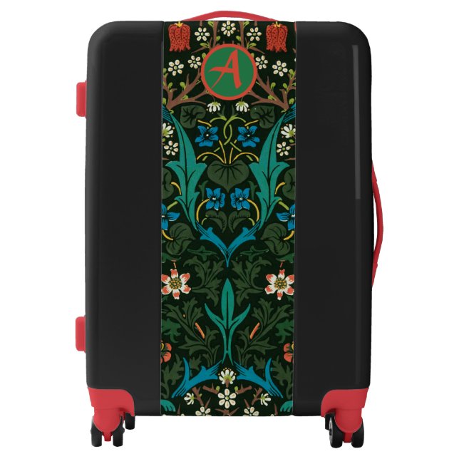 CUSTOM INITIAL MONOGRAM William Morris Luggage (Front)
