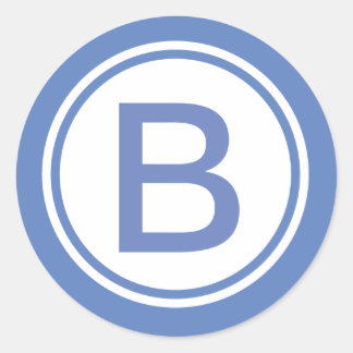 Custom Initial Monogrammed sticker