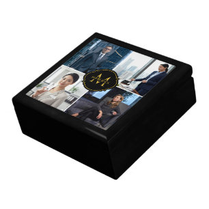 Custom Initial Name with Four Images Premium Look Gift Box