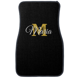 Custom Initial Script Car Floor Mat