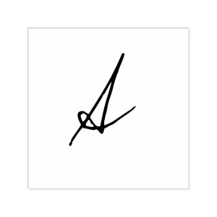 Custom Initial Signature Self-inking Stamp