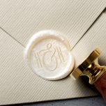 Custom Initials Elegant Ampersand Wedding Wax Seal Sticker<br><div class="desc">A modern and minimalist wax seal sticker with an elegant ampersand separating two custom initials. Perfect for a couple's wedding mail or for the newlywed's thank you cards, holiday mail, and gifts. Personalize with your own initials to create your own unique wax seal sticker. Save yourself the time and guesswork...</div>