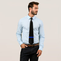 Custom Initials | Horizontal Thin Blue Line Police