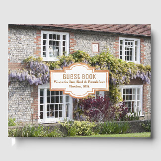 Custom Inn Photo Hospitality Guest Book
