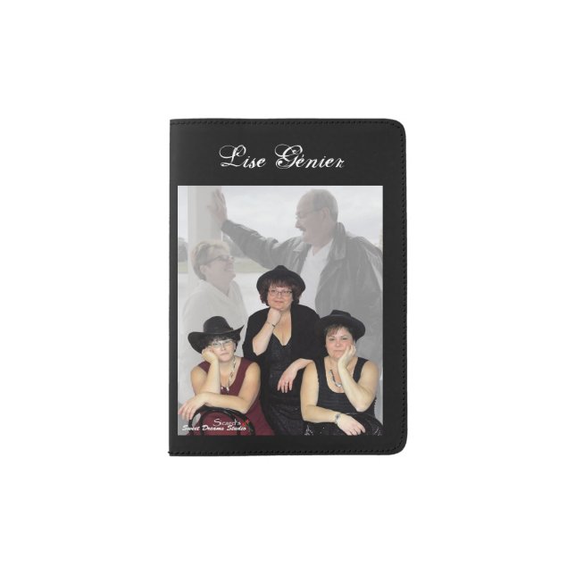 Custom Insert Photo Passport Holder (Front)