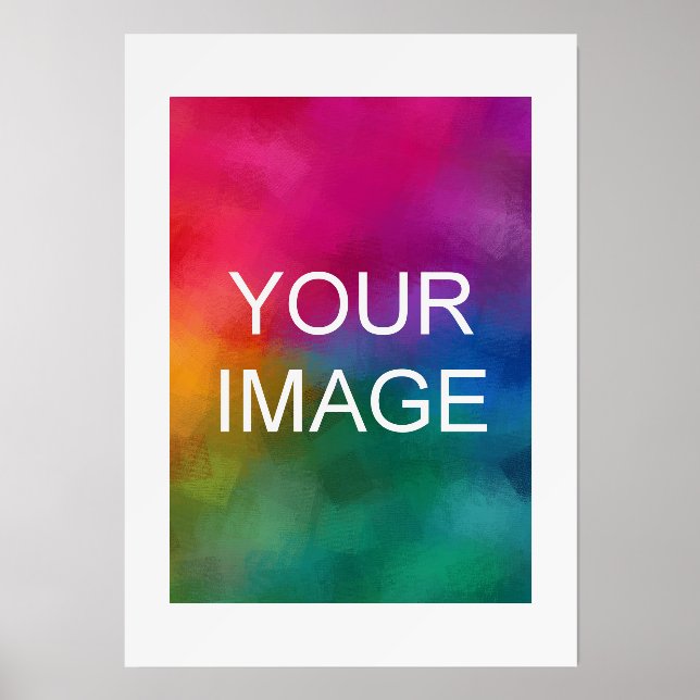 Custom Inset Mat Board Template Photo Print Holder (Front)